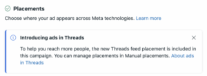 Hands On with Threads Feed Placement
